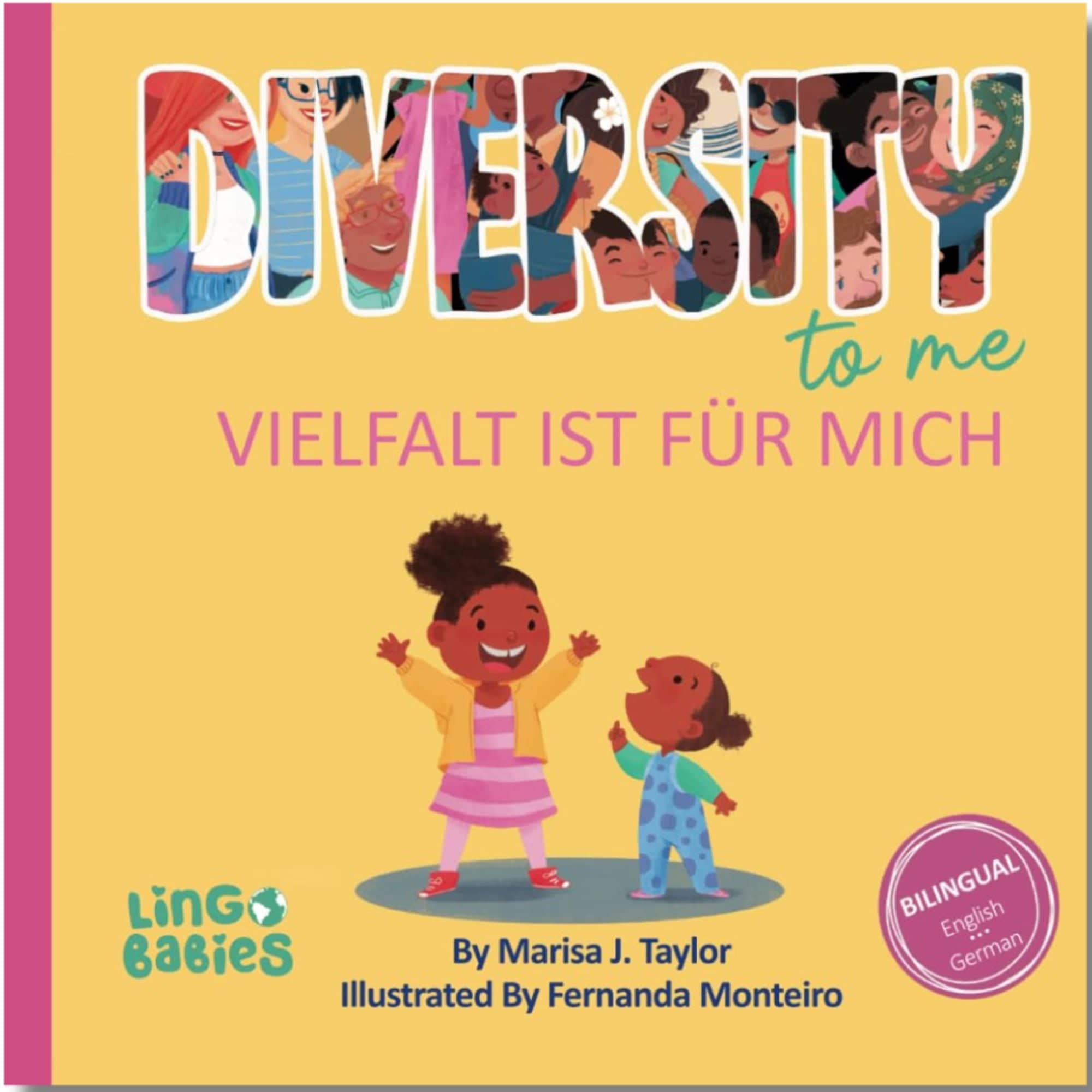 Light Goldenrod Diversity to me / Vielfalt ist für mich: zweisprachige Bücher Englisch-Deutsch für Kinder