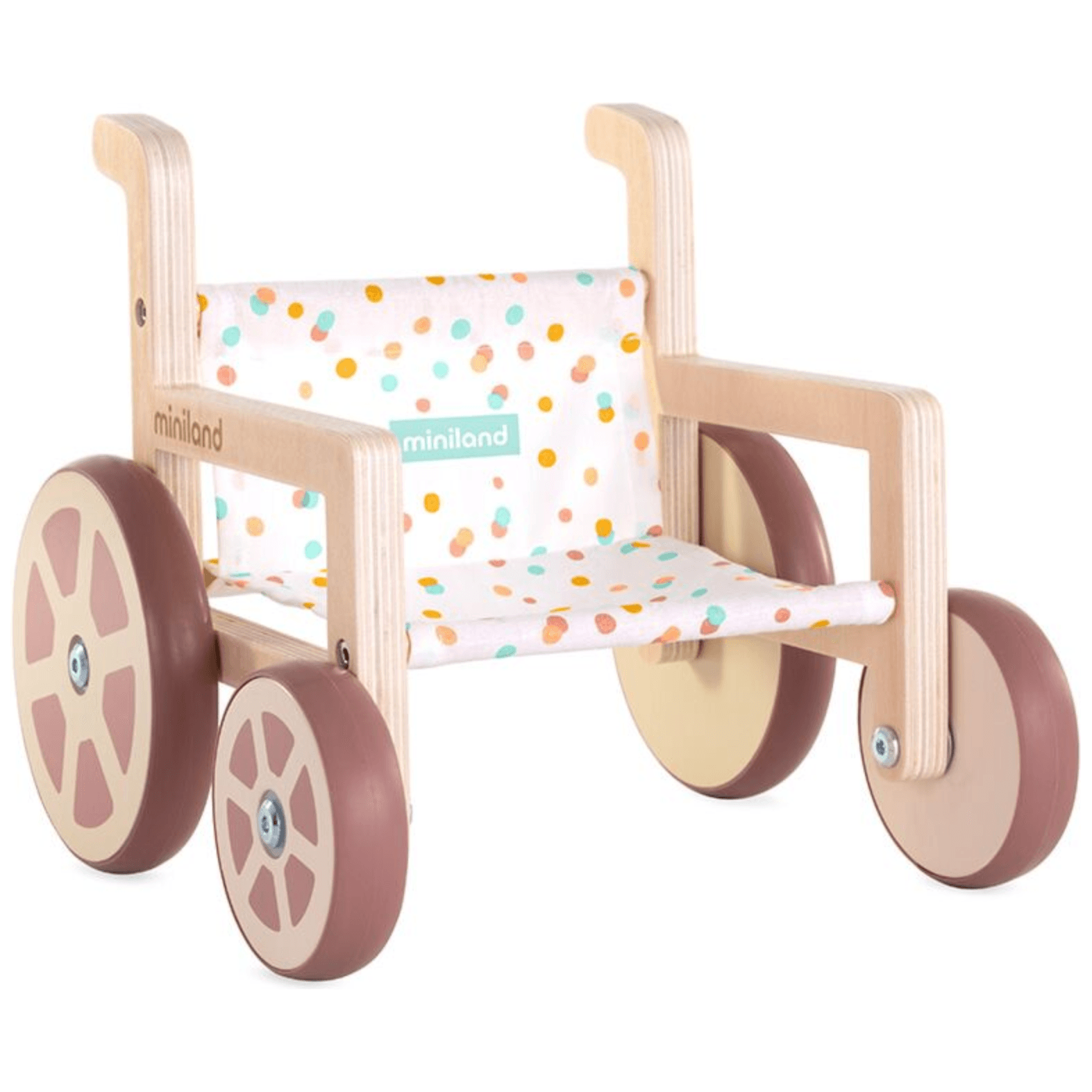 Light Gray Miniland Rollstuhl für Puppen
