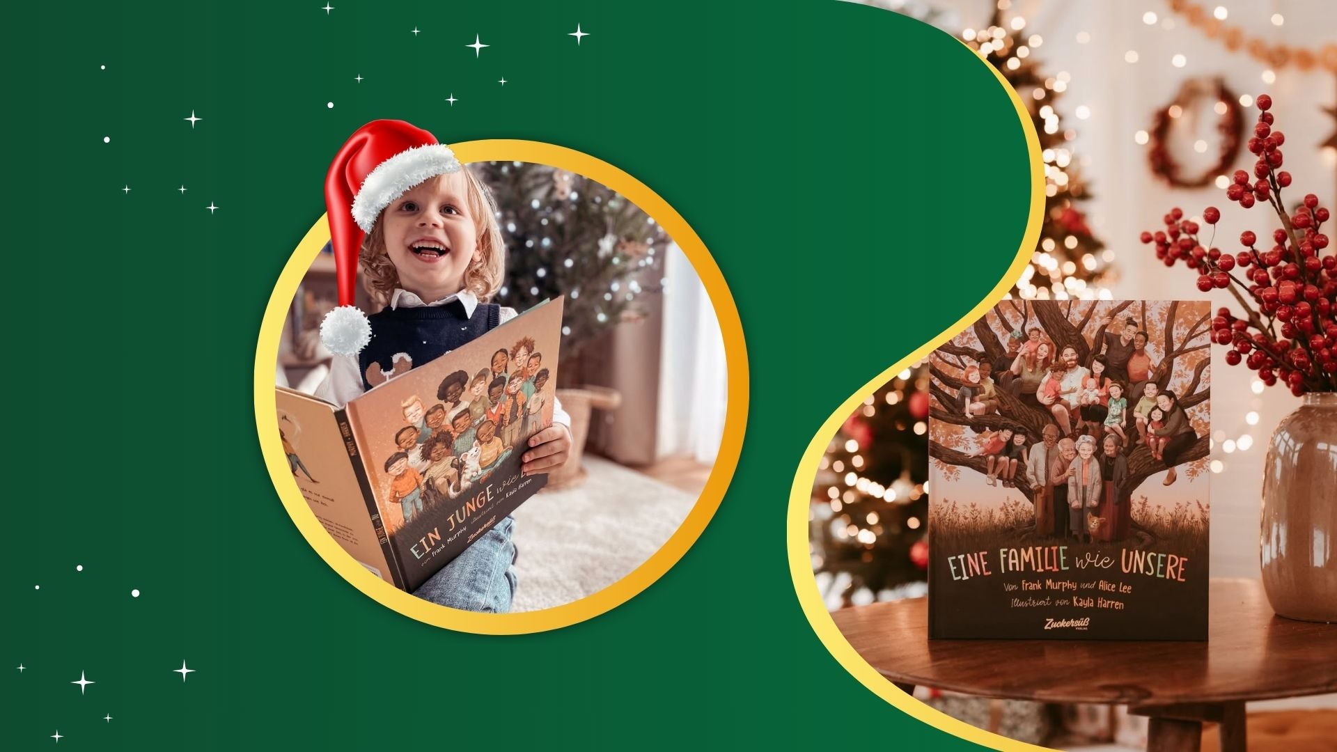 Entdecke liebevoll illustrierte Geschichten, in denen sich jedes Kind wiederfindet. Unsere vielfältigen Kinderbücher sind perfekte Weihnachtsgeschenke – warmherzig, inklusiv und voller Bedeutung.