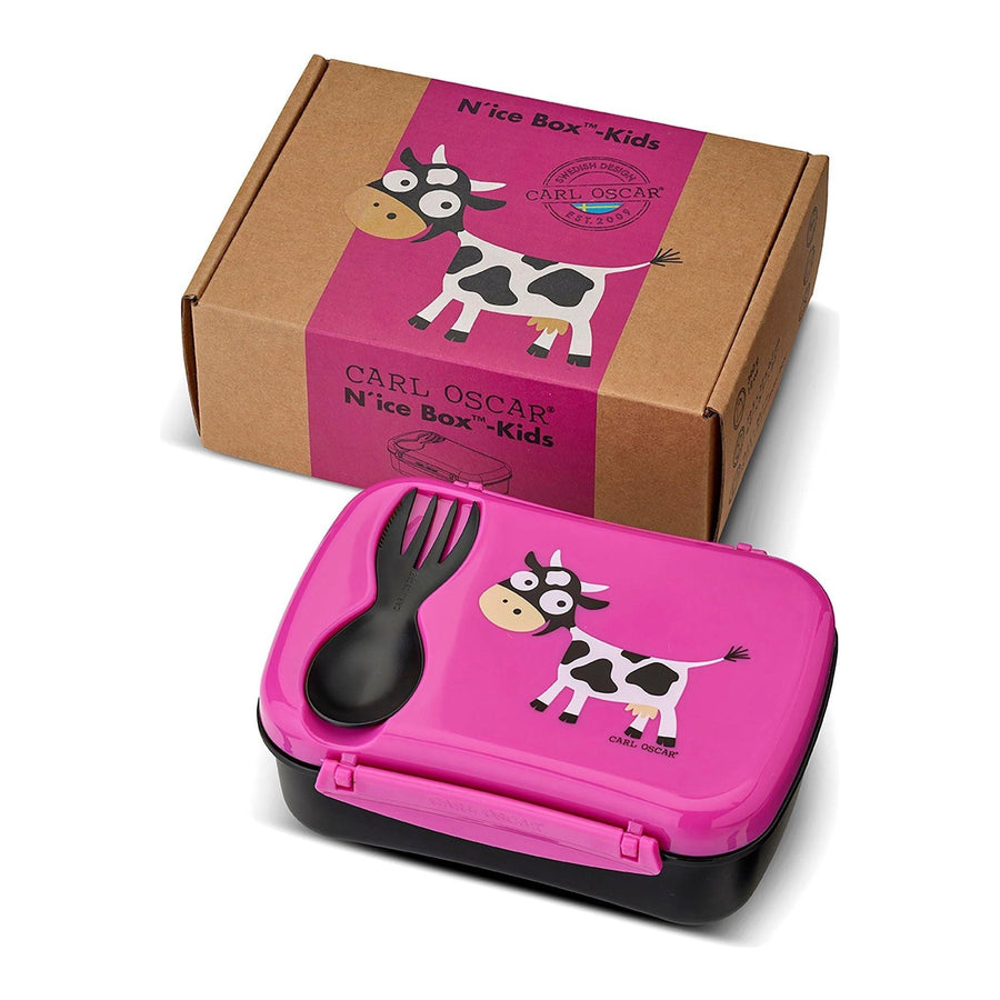 N'ice Box Kids, Lunchbox mit Kühlpack - Türkis, Limette und Lila