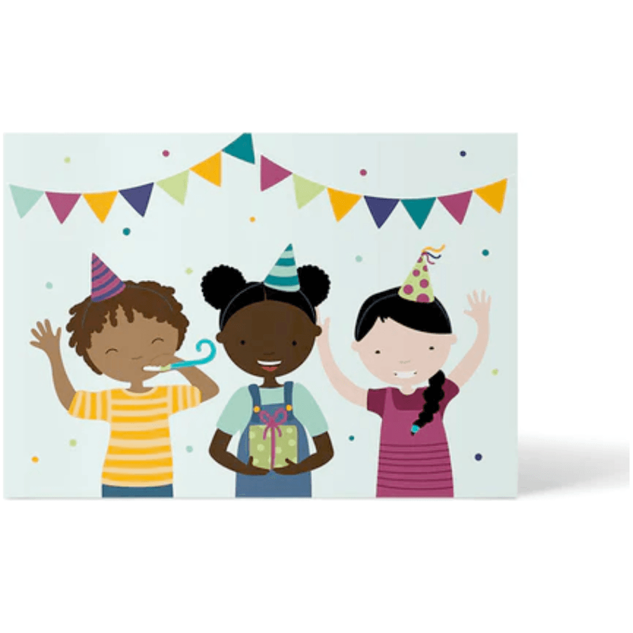 Postkarte Geburtstag - alle Kinder von ellou