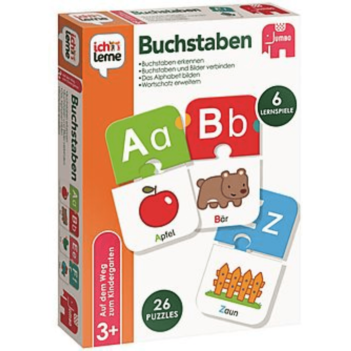 Beige Jumbo Spiele - ich lerne Buchstaben