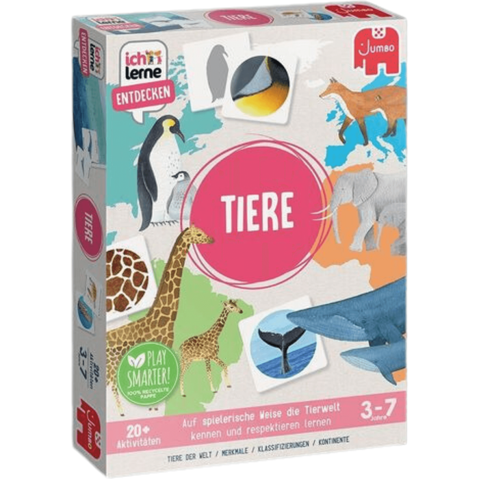 Light Gray Jumbo Spiele - Ich lerne Entdecken - Tiere