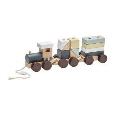 Kids Concept Zug mit Holzklötzen Edvin
