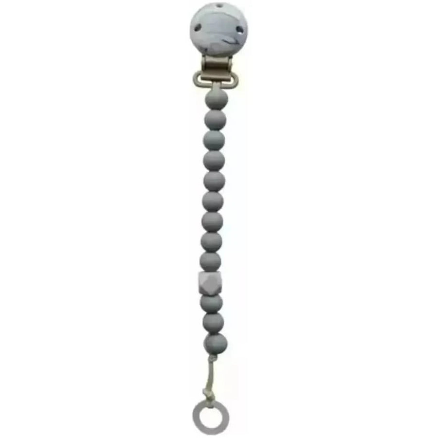 My baby rocks - Schnullerkette & Beißring - Marmor lila Diamant