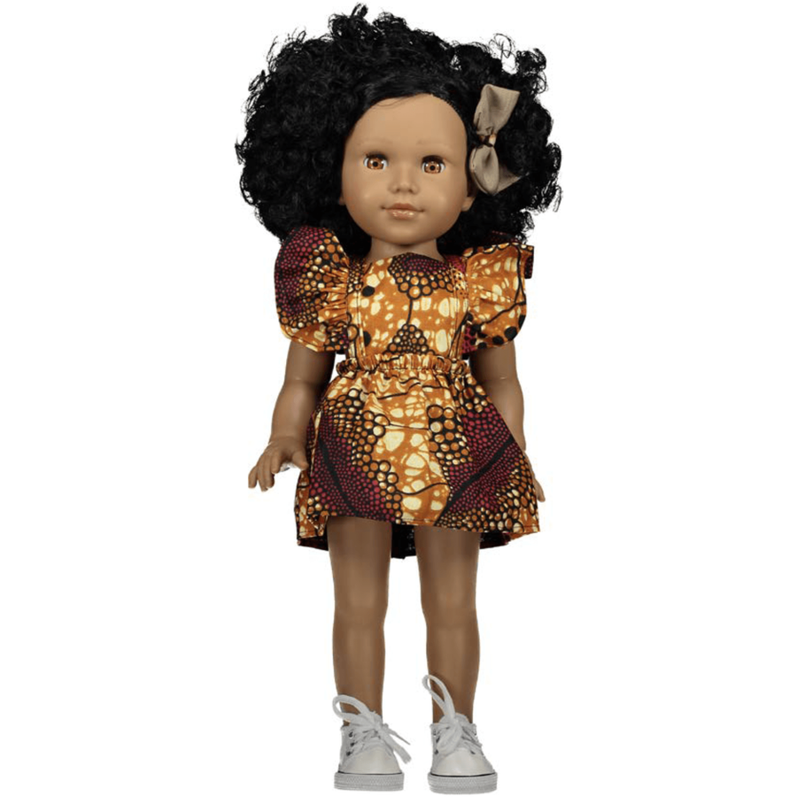 Urbidolls – Puppe Imany mit schwarzen Locken