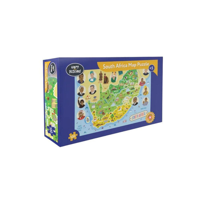 Dark Khaki Südafrika Karte Jigsaw Puzzle