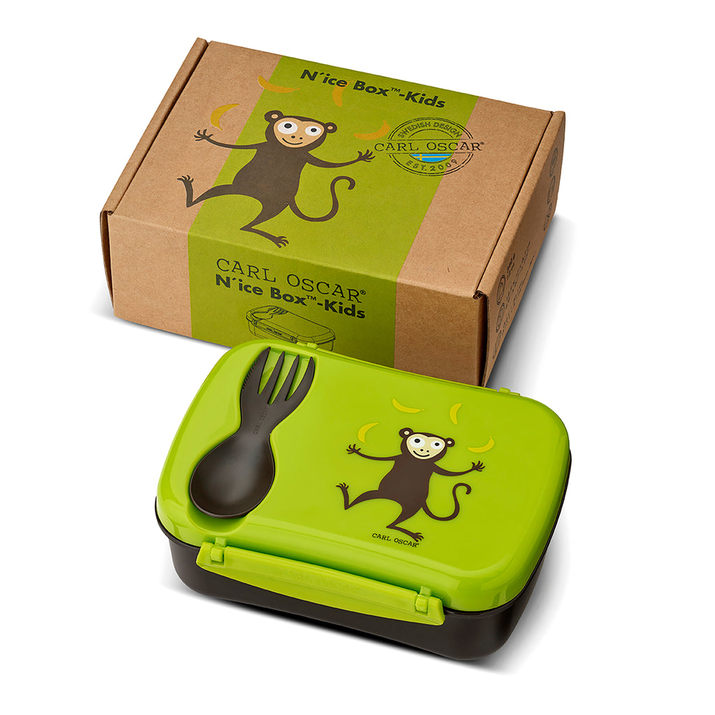 N'ice Box Kids, Lunchbox mit Kühlpack - Türkis, Limette und Lila - Kidsimply GmbH