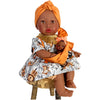 Alika-Puppe mit Baby (afrikanisch mit Tierkleid) - Kidsimply GmbH