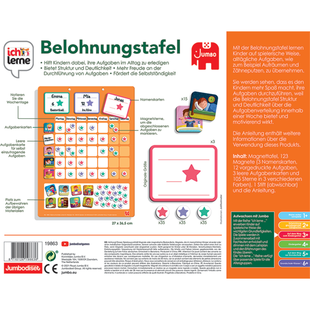 Ich Lerne Belohnungstafel - Kidsimply GmbH