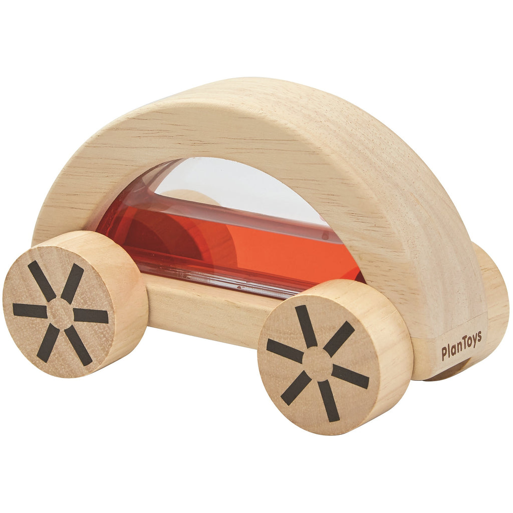 Holzautos mit farbigem Wasser - Kidsimply GmbH