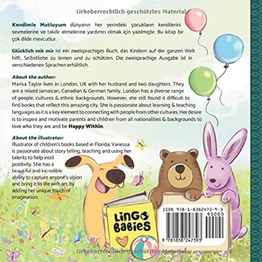 Kendimle mutluyum/Glücklich mit mir: Türkisch - Deutsch Zweisprachige Ausgabe - Kidsimply GmbH
