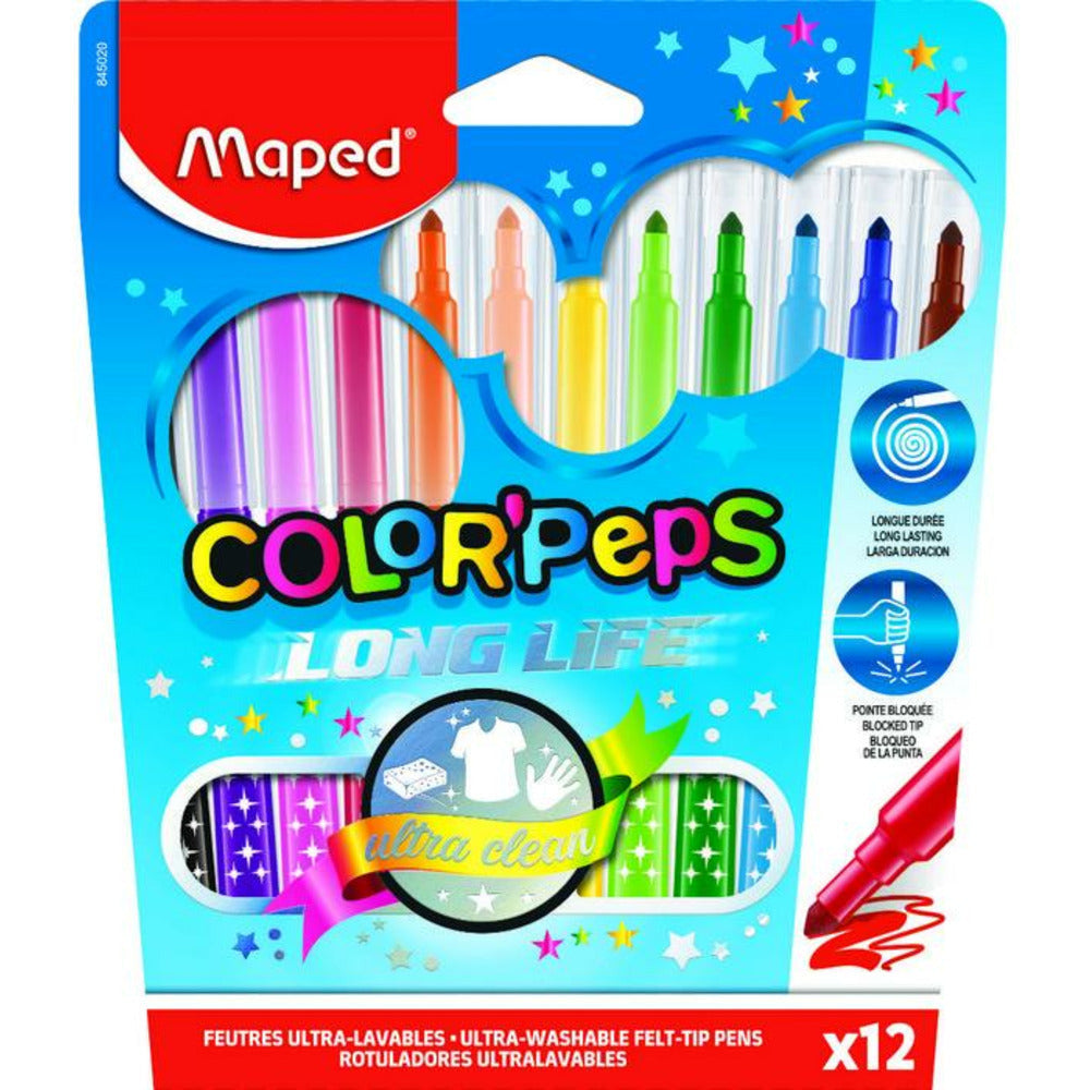 Filzstifte Maped Color Peps (langlebig) - Kidsimply GmbH