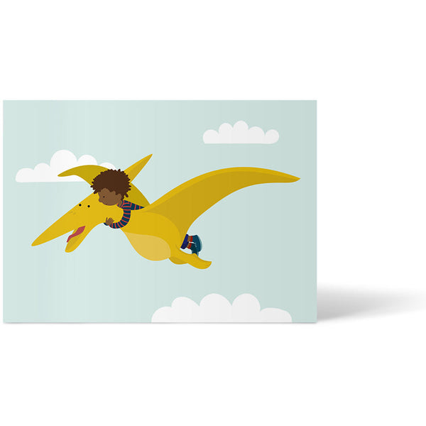 Postkarte Flugsaurier von ellou - Kidsimply GmbH